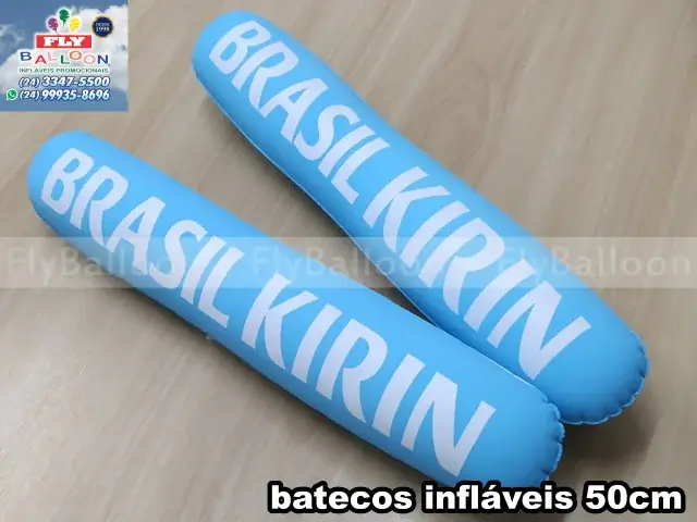Bastão inflável promocional Brasil Kirin
