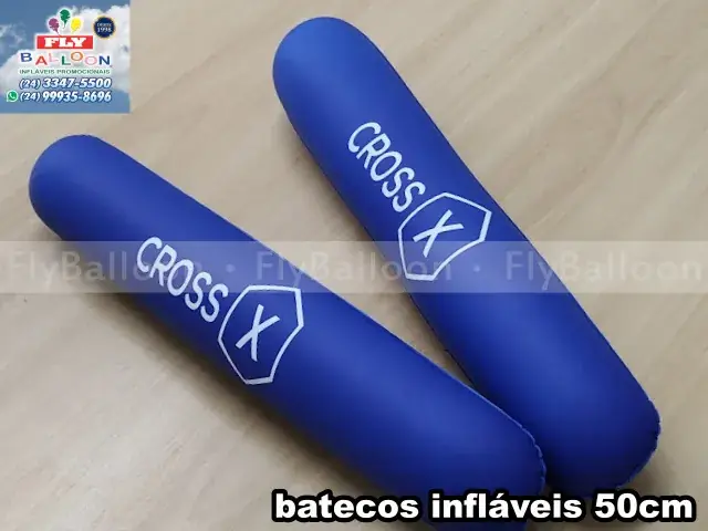 Bastão inflável promocional Cross X